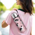 thumbnail image 6 of 20 Oz Border Collie Dogs with Flowers Coffee Tumbler Double Wall Insulated Stainless Steel Water Bottle | Metal Reusable Thermoses Flask with Cup Cap | Leak & Sweat Proof with Anti-Dust Lid, 6 of 7