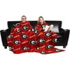 NCAA Georgia Bulldogs Blanket with Sleeves
