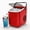 Red, variant on Compact Portable Ice Maker - 26Lbs/24H Ice Production (6-8 Mins) with Self-Cleaning Function, Quiet & Handle - Ideal for , Kitchen, Camping, RV (Red)