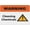 Warning Sign 2, variant on Site Safety Starts Here Sign 8"x12", Aluminum Tin Warning Signs for Home Outdoor Garden, Weatherproof Safety Sign for Worksite