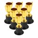thumbnail image 3 of Trofeo de plástico dorado de 6 piezas de 10 cm para estudiantes, premio deportivo para competiciones (dorado), 3 of 6