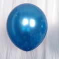 thumbnail image 2 of Globos azules de metal de cromo de 12 pulgadas y 50 paquetes de globos de helio KIRIKOU de espesor para bodas de cumpleaños, duchas de bebés y decoración de fiestas de Navidad de graduación, 2 of 5