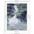 thumbnail image 5 of Art.com Pond with Water Lilies Giclee Print by Claude Monet, White Frame Wall Art, 32" x 40", 5 of 5