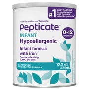 (3 pack) Pepticate Baby Formula, Hypoallergenic Powdered Infant Formula for Cow Milk Allergy, with Omega 3 DHA, ARA, Iron & Prebiotics, 13.2oz