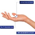 thumbnail image 2 of MT Products White Round Foam Balls, 1" Polystyrene Balls for Arts & Crafts - Pack of 100, 2 of 10