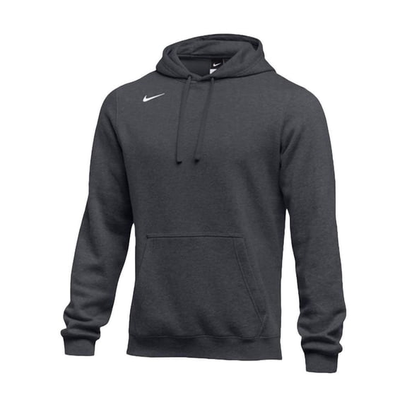 Nike Men's Pullover Fleece Club Hoodie, 835585-060 Anthracite/White, 4X-Large