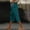 *Blue, variant on Women's High Waisted Linen Blend Drawstring Elastic Waist Capri Pants with Side Button and Pockets ,Solid Color Casual Cropped Trousers Beige,Womens Plus L