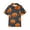 #A11-Gray, variant on Abcomgle Halloween Polos Spooky Boo Ghost Graphic T-Shirts for Kid Girls Button Up Short Sleeve Shirts for Kids Fall Funny Scary Top for Girls