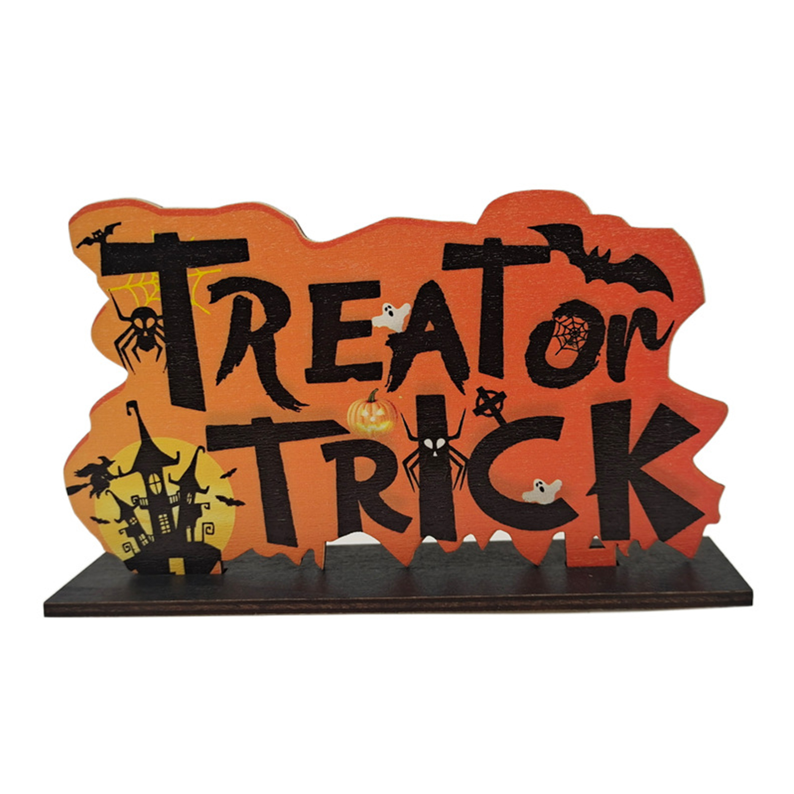 GadgetVLot Wooden ornaments, tabletop decorations, Halloween