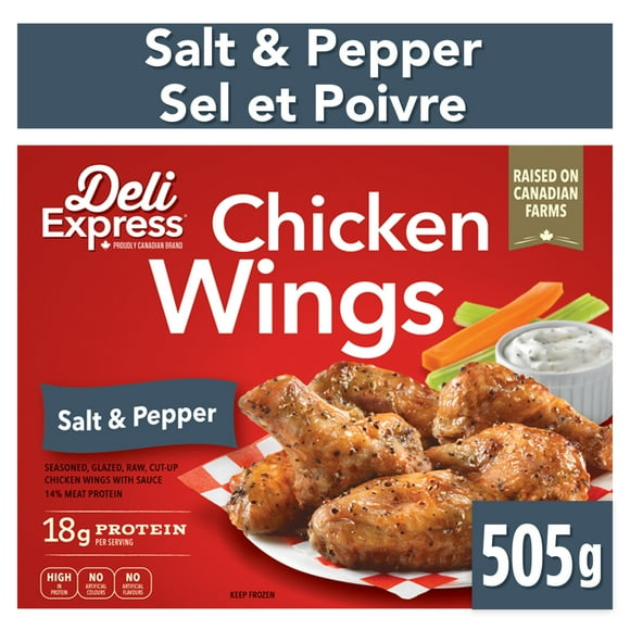 Deli Express Salt & Pepper Chicken Wings, 505 g