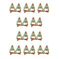 thumbnail image 2 of Yuarrent Montura de gafas de Navidad de dibujos animados bonitos gafas brillantes sin lentes para niños adultos decoración de fiesta de 5# 10piezas, 2 of 6