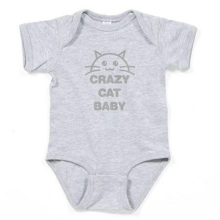 

CafePress - Crazy Cat Baby - Cute Infant Bodysuit Baby Romper - Size Newborn - 24 Months