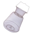 thumbnail image 1 of Lobster Mesh Fishing Net Prawn Crab Fishing Trap Net; Fish Cage Folding Trap Net Foldable Metal Wire Fish Shrimp Basket, 1 of 9