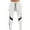 White, variant on Admvng Sweatpants for Men Casual Patchwork Tight Fitting Elastic Waist Pockets Fitness Sport Pants S-3XL