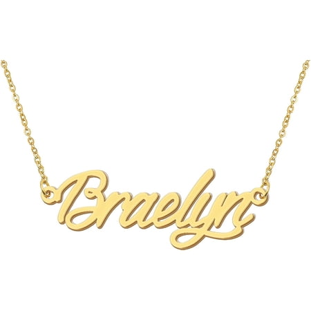 Personalized Name Necklace Custom Any Name Necklaces Jewelry For Womens New Mom Bridesmaid Gift[o3530]