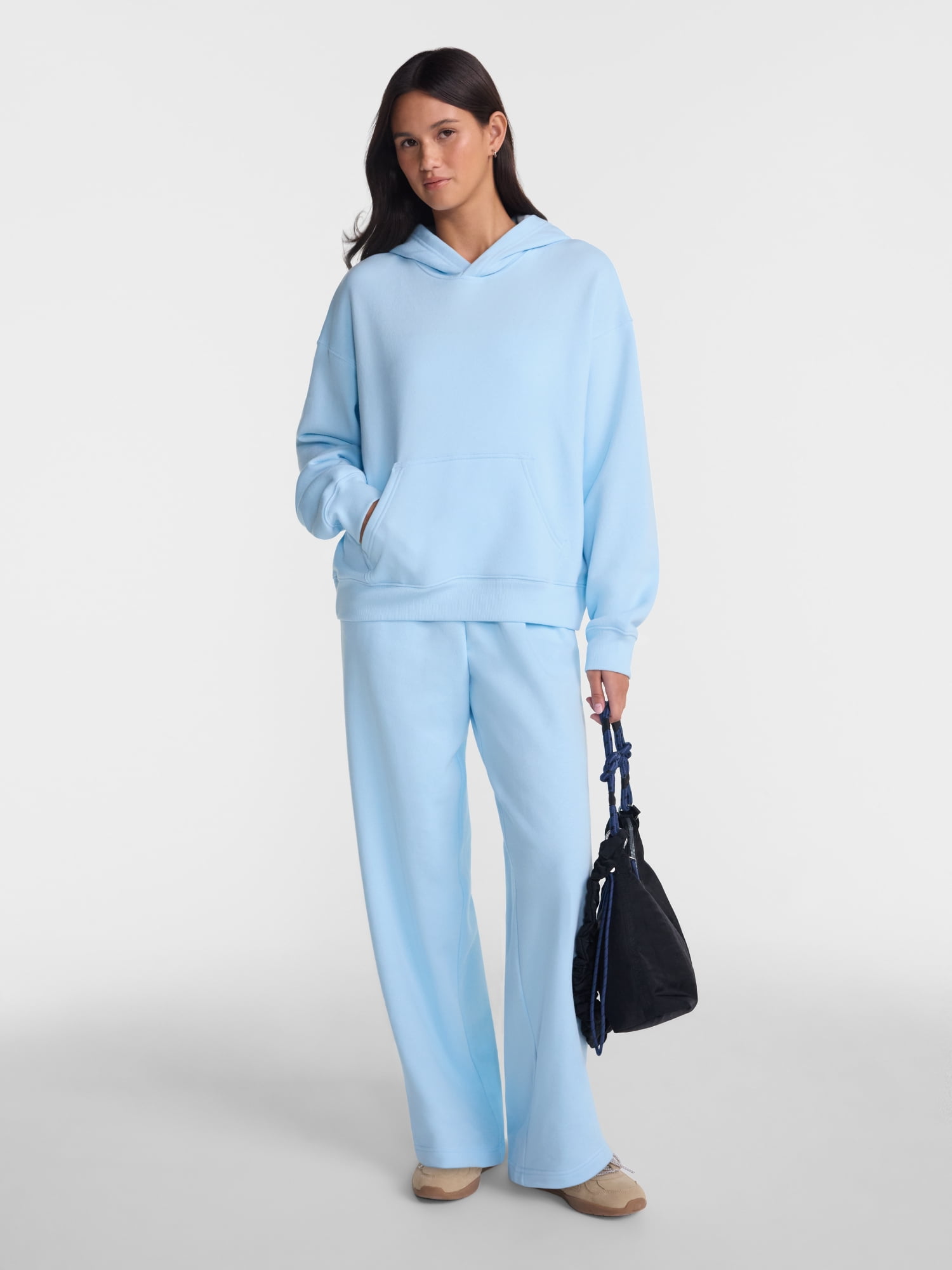 No Boundaries Oversized Fleece Hoodie, Women’s XXS-XXL