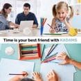 thumbnail image 5 of KADAMS Pomodoro Cube Timer, 11 Preset Countdowns, Flip-to-Start Gravity, Rechargeable Timer for Productivity, ADHD Focus, Study & Cooking, Sound/Vibrate/Mute Modes, White, 5 of 7
