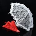 thumbnail image 3 of SDJMa Lace Umbrella Parasol Vintage Wedding Bridal Umbrella for Decoration Photo Prop Lady Costume 1920s Party, 3 of 6