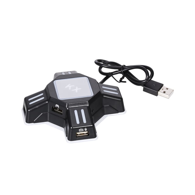 KX Adapter USB Mobile Gaming Keyboard and Mouse Converter Plug and Play Replacement for N