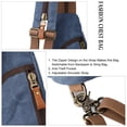 thumbnail image 4 of Mochila bandolera pequeña de lona tipo bandolera Sling Bag KL928, impermeable, 4 of 7