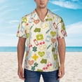 thumbnail image 4 of Lsque Medical Icons pattern Hawaiian Shirt for Men, Unisex Summer Beach Casual Short Sleeve Button Down Shirts-Medium, 4 of 9