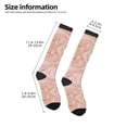 thumbnail image 5 of Bingfone Compression Socks For Women And Men Long Socks For Running Athletic Cycling Nurse-Rose Gold Glitter Splatter, 5 of 9