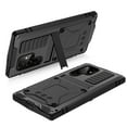 thumbnail image 5 of Samsung S23 Ultra Rugged Full-Body Case, Metal Bumper Built-in Screen Protector&Kickstand,Dustproof Drop-Proof,Full Body Protection Heavy Duty Military Cover For Samsung Galaxy S23 Ultra, Black, 5 of 8
