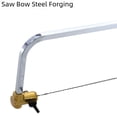 thumbnail image 3 of 130mm Compact U-Shaped 45# Steel Hand Saw for Woodworking - Multifunctional Mini Curve Saw with Wire Saw Function, Ideal for DIY Projects and Intricate Cuts, Includes 1 Wood Plug, 3 of 5