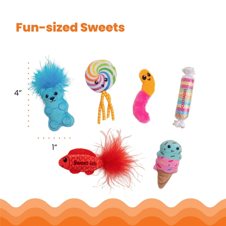 Catstages Kitty Sweet Treats Catnip Plush Toy, 6-Pack photo 5