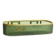 thumbnail image 3 of Estante de cesta multiusos para ducha, organizador de cosméticos rectangular, colgante Verde oscuro, 3 of 9