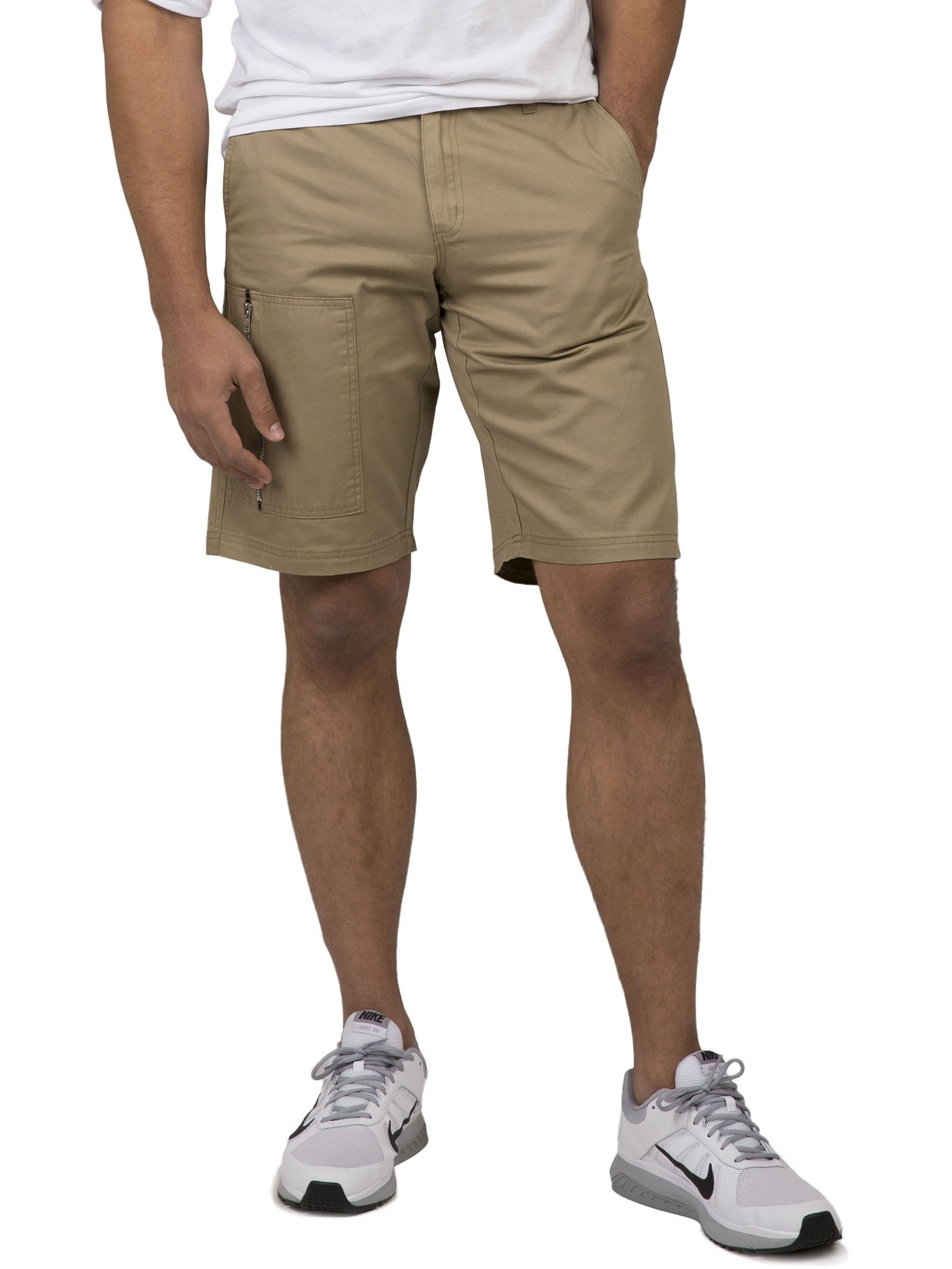 Vibes - Vibes Men's Twill Cargo Shorts Zipper Utility Pocket 11