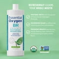 thumbnail image 4 of Essential Oxygen BR Organic Mouthwash, Alcohol-Free, Anticavity, Peppermint, 16 oz, 3 Pack, 4 of 8