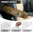 thumbnail image 6 of Yuyamidu Butterfly Car Seat Arm Rest Cover Brown Armrest Cover for Car Truck Van Armrest Covers 2 Pcs Sunflower Car Front Seat Armrest Cover Car Interior Accessories, 6 of 7