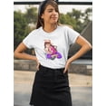 thumbnail image 2 of Cat Lovers Cute Girl & Kittens T-Shirt Women -Image by Shutterstock, Female x-Large, 2 of 4
