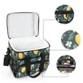 thumbnail image 6 of FORMRS Insulated Cooler Bag 24 Cans Capacity Soft Leakproof Lunch Box with Side Pockets, Blue Floral Lemons, 6 of 7
