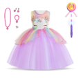 thumbnail image 1 of Vestido de tutú de princesa para niñas, vestido de fiesta de lentejuelas de arcoíris Pastel, vestido de fiesta de cumpleaños zhangyuxiang unisex, 1 of 2