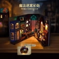 DIY miniature house pop-up book stand, magic house, hand-assembled ...