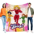 thumbnail image 1 of Totally Spies anti-pilling, suave, ligera, esponjosa y acogedora de lujo para hogar y cocina – Perfecta para niños y adultos,120X80cm, 1 of 6