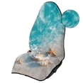 thumbnail image 6 of Binienty Beach Shells Starfish Towel Seat Covers For Cars For Post Workout Gym Swimming Anti-Slip Waterproof Sweat Towel for Sedan Truck Cars, 6 of 8