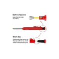 thumbnail image 4 of Paquete de 2 fuertes lápices mecánicos de carpintero automáticos con recambios de lápiz para dibujo, mina de carpintería, negro, amarillo, rojo, 120,280,28 cm/4.720.110.11i, 4 of 4