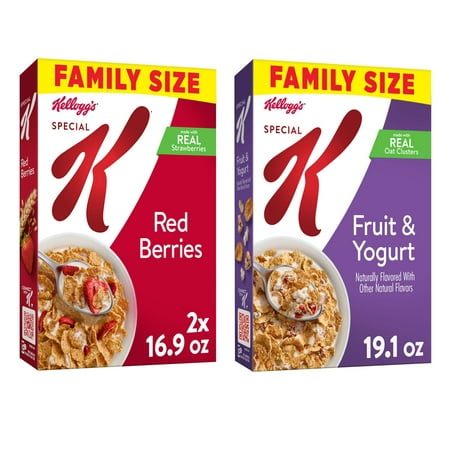 Kellogg's Special K Cold Breakfast Cereal, Variety Pack, 52.9 oz, 3 Count