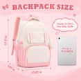 thumbnail image 2 of QWKLEAJBackpack for Teen Girls Boys School Backpacks Women College Bookbag | Travel Daypack Girl Laptop Back Pack Kids Elementary Middle High School Bag Pink, 2 of 7