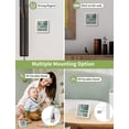 thumbnail image 4 of Yeacher 2 Pack Indoor Thermometer Hygrometer: 3.34in LCD Screen Temperature Gauge Humidity Monitor, Air Comfort, 4 of 8