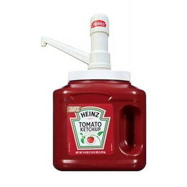 Heinz Kosher Tomato Ketchup 114 Ounce Jug Bundle with 1 oz Deluxe Condiment Pump Kit
