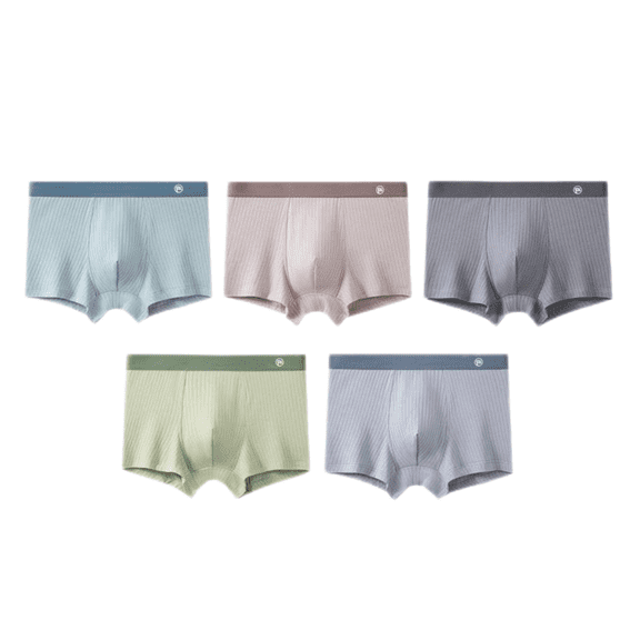 LYMAYTER Men's Breathable Underwear Moisture-Wicking Boxer Briefs Seamless Quick-Dry Briefs for L-3XL 1 PCS
