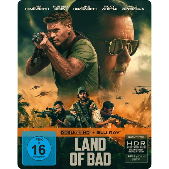 Land of Bad - 2-Disc Limited SteelBook (4K Ultra HD Blu-ray) (4K Ultra HD) William Eubank