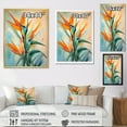 thumbnail image 4 of Designart "Exotic Bloom Profile I" Birds Of Paradise Floater Framed Canvas Prints, 4 of 5