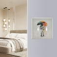 thumbnail image 4 of Yayeee Toggle Light Switch Wall Plate 3-Gang 6.37"x4.48" Decorative Outlet Cover, White Astronaut, 4 of 7