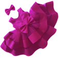thumbnail image 1 of Vestido NSSMWTTC para Niña de Dama de Honor con Falda de Tul y Rosa, Talla 100, 1 of 7