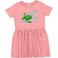 thumbnail image 3 of Inktastic Sea Turtle Swimming Girls Toddler Dress, 3 of 5